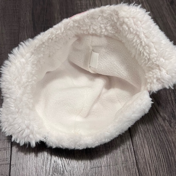 Old Navy Faux Fur Lines Ear Flap and Bear Ears Baby Winter Hat 0-6M - Picture 5 of 8